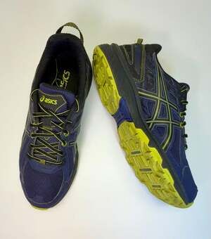 ASICS Gel-Venture Trail Running Shoes Indigo Blue Energy Green Men’s 9 T7G1N